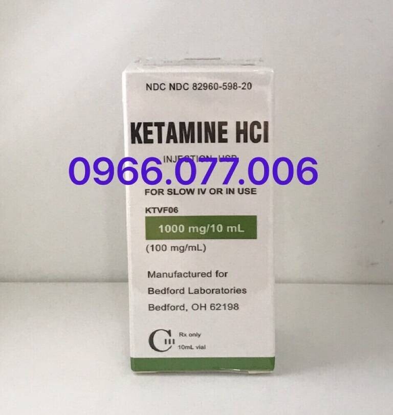 Thuốc mê thú y Ketamine HCL 